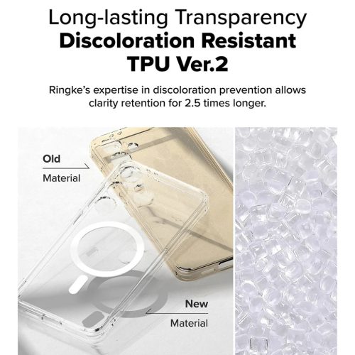Ringke - Fusion MagSafe - Samsung Galaxy S24 FE - Átlátszó tok