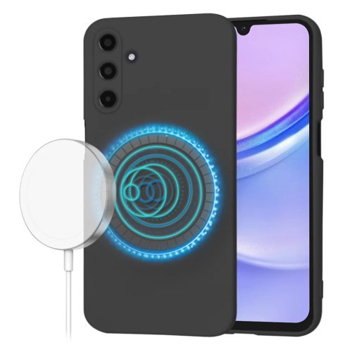Techsuit - SoftFlex MagSafe - Samsung Galaxy A15 4G / A15 5G - Fekete tok