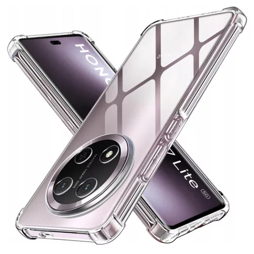 Honor Magic7 Lite / X9c Techsuit Ütésálló Átlátszó Szilikon tok