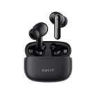Havit - Wireless Earbuds (TW967 Pro) - Mikrofonos, Bluetooth 5.3, Valódi Vezeték Nélküli Sztereó, Type-C, 300mAh - Fekete