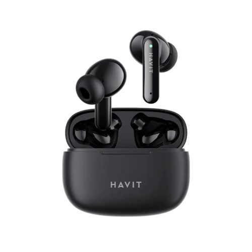 Havit - Wireless Earbuds (TW967 Pro) - Mikrofonos, Bluetooth 5.3, Valódi Vezeték Nélküli Sztereó, Type-C, 300mAh - Fekete