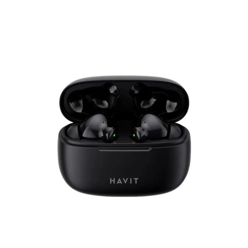 Havit - Wireless Earbuds (TW967 Pro) - Mikrofonos, Bluetooth 5.3, Valódi Vezeték Nélküli Sztereó, Type-C, 300mAh - Fekete