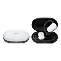   Havit Wireless Earbuds (OWS915) - Mikrofonos, Bluetooth 5.4, TWS, ENC, IPX5, USB-C, 1000mAh, Havit Life App - Szürke