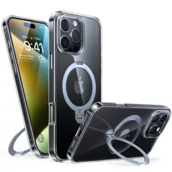   Torras - Ostand Spin Sorozat - iPhone 16 Pro - Átlátszó tok