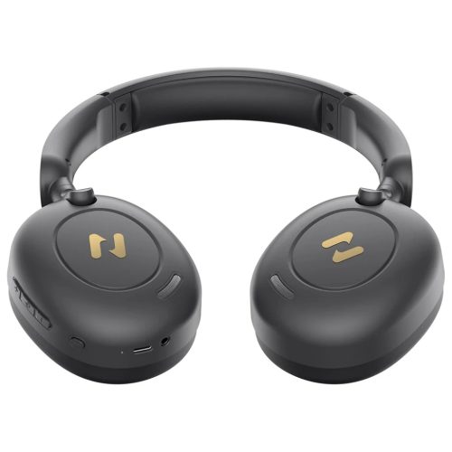 Havit H655BT Pro Vezeték nélküli fejhallgató - Tárolóval, Bluetooth 5.3, zajszűrés, többpontos csatlakozás, Hi-Res, 700mAh - Fekete