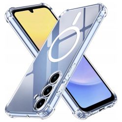   Techsuit - Ütésálló Átlátszó Szilikon MagSafe - Samsung Galaxy A15 4G / A15 5G - Átlátszó tok