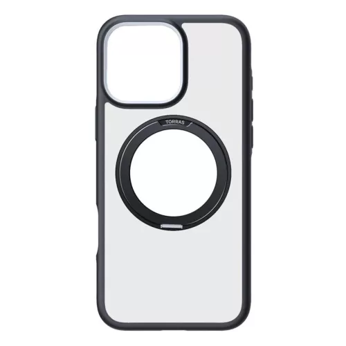 Torras Ostand R Fusion tok iPhone 16 Pro (fekete) tok