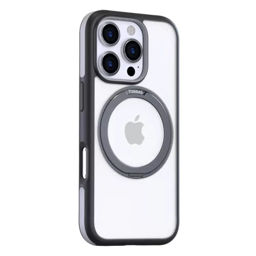 Torras Ostand R Fusion tok iPhone 16 Pro (fekete) tok