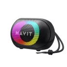Havit Vezeték nélküli Hangszóró (SK885BT) - Type-C, Bluetooth 5.3, TWS, TF, FM, AUX, USB, Kihangosított hívások, 1800mAh - Fekete