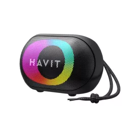   Havit Vezeték nélküli Hangszóró (SK885BT) - Type-C, Bluetooth 5.3, TWS, TF, FM, AUX, USB, Kihangosított hívások, 1800mAh - Fekete