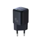 Baseus Wall Charger PicoGo (P10176800123-00) - GaN, Gyors Töltés, 45W, USB-C - Kozmikus Fekete