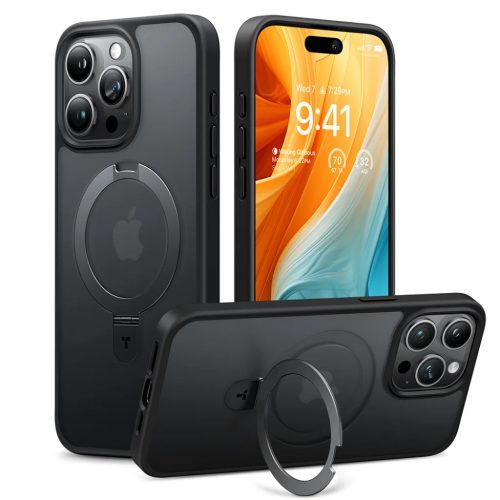 Torras - Ostand sorozat - iPhone 15 Pro Max - Fekete tok