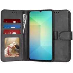   Techsuit - Napló könyv - Samsung Galaxy A26 5G - Fekete tok