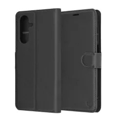 Techsuit - Bőr Tok - Samsung Galaxy A26 5G - Fekete tok