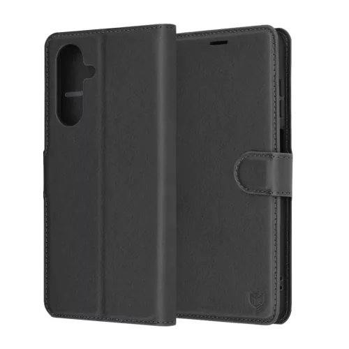 Techsuit - Bőr Tok - Samsung Galaxy A26 5G - Fekete tok