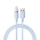 Baseus - Adatkábel Kijelző 2 (P10382700311-01) - USB Lightning csatlakozóval, Gyors töltés, Digitális kijelző, 2.4A, 2m - Galaxy Kék