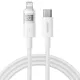 USB-C - Lightning kábel Baseus Display 2, 20W, 2.4A, 2m, Fehér P10382703211-01