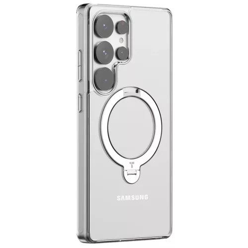 Torras - Ostand Spin sorozat - Samsung Galaxy S25 Ultra - Átlátszó tok