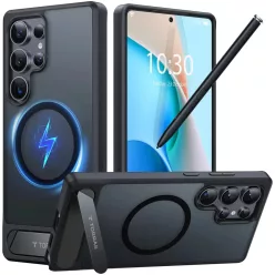 Torras - Pstand - Samsung Galaxy S25 Ultra - Fekete tok