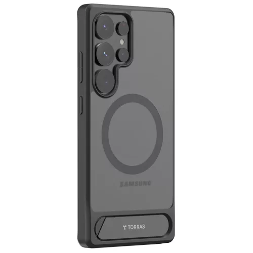 Torras - Pstand - Samsung Galaxy S25 Ultra - Fekete tok