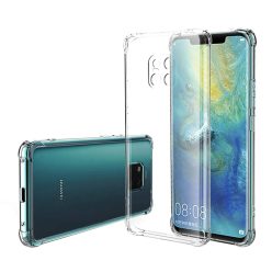   Techsuit - Ütésálló Átlátszó Szilikon - Huawei Mate 20 Pro - Átlátszó tok