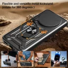 Techsuit - CamShield Sorozat - Honor X9c Okos - Fekete tok