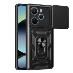   Techsuit - CamShield sorozat - Xiaomi Redmi Note 14 4G - Fekete tok