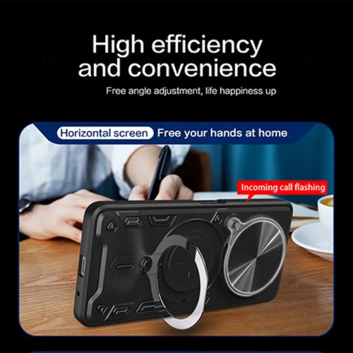 Techsuit - CamGuard Pro - Xiaomi Redmi Note 14 4G - Fekete tok