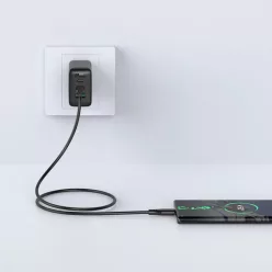   Acefast C3-03 USB Type C - USB Type C kábel 1,2m 60W (20V / 3A) fekete