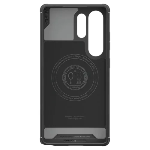 Galaxy S25 Ultra Matt Fekete Spigen Core Armor Mag Magsafe Tok