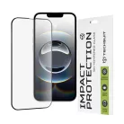 Techsuit - 111D Teljes Lefedettségű / Teljes Ragasztású Üveg - iPhone 16e/17e - Fekete üvegfólia