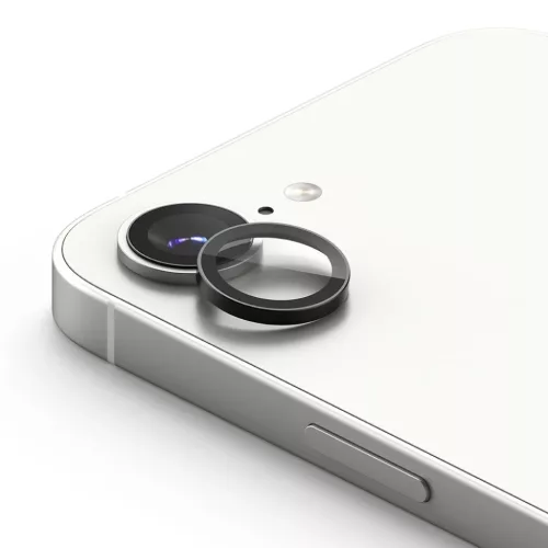 Ringke Kamera Keretvédő 2 csomag iPhone 16e/17e  fekete üvegfólia