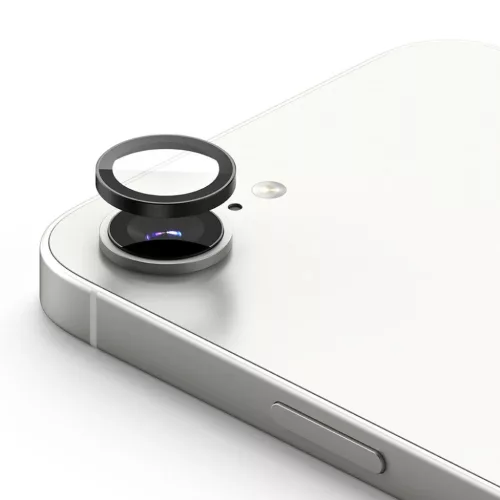 Ringke Kamera Keretvédő 2 csomag iPhone 16e/17e  fekete üvegfólia