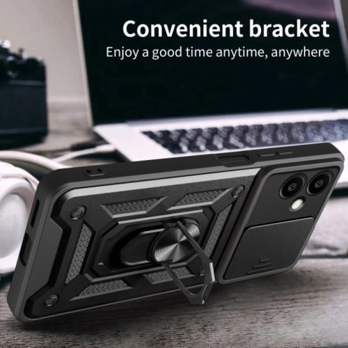 Techsuit - CamShield sorozat - Samsung Galaxy S25 Edge - Rózsaarany tok