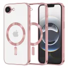 Techsuit - Luxus Kristály MagSafe - iPhone 16e/17e - Rózsaszín tok