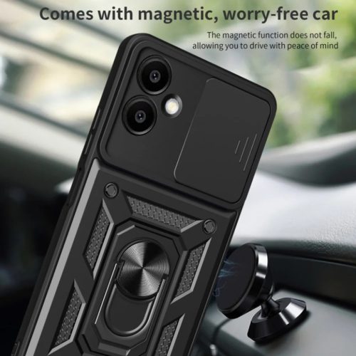 Techsuit - CamShield Sorozat - Samsung Galaxy S25 Edge - Kék tok