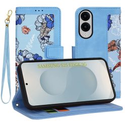   Techsuit - FlipCraft - Samsung Galaxy S25 Edge - Élénk Kék tok