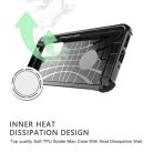 Techsuit - Hibrid Páncél - Samsung Galaxy S25 Edge - Fekete tok