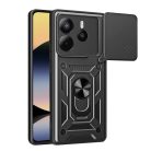 Techsuit - CamShield sorozat - Xiaomi Redmi Note 14 4G (164,84 x 78,15 x 8,16mm) - Fekete tok