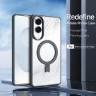 Samsung Galaxy S25 Edge Fekete Dux Ducis Aimo MagSafe Mágneses Tartó tok