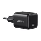 Ugreen X512 20W GaN 1x USB-C fali töltő - fekete