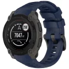 Techsuit - 22mm-es óraszíj (W076) - Garmin Instinct E 40mm - Sötétkék