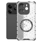 Techsuit - HoneyComb Pajzs MagSafe - Xiaomi Redmi Note 14 4G regionális verzió  (163,25 x 76,55 x 8,16 mm) - Fehér tok