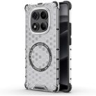 Techsuit - HoneyComb Shield MagSafe - Xiaomi Redmi Note 14 Pro 4G - Fehér tok