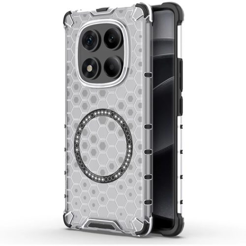 Techsuit - HoneyComb Shield MagSafe - Xiaomi Redmi Note 14 Pro 4G - Fehér tok
