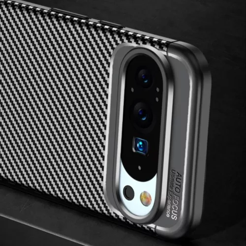 Techsuit - CarbonFiber védőtok - Google Pixel 10 Pro XL - Fekete tok