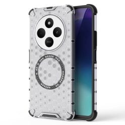   Techsuit - HoneyComb Shield MagSafe - Xiaomi Redmi 14C / Poco C75 - Fehér tok