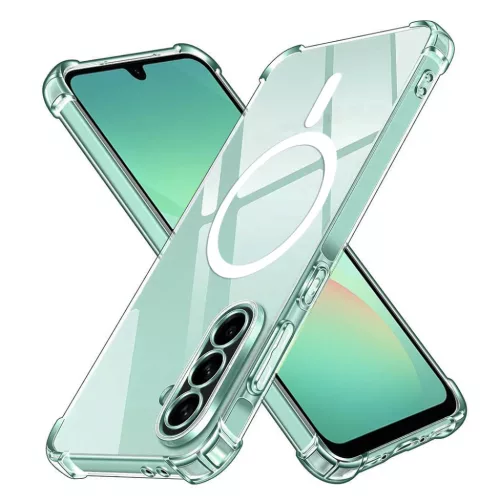 Techsuit - Ütésálló Átlátszó Szilikon MagSafe - Samsung Galaxy A26 5G - Átlátszó tok