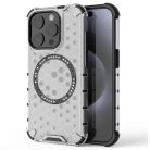 Techsuit - HoneyComb Shield MagSafe - iPhone 15 Pro Max - Fehér tok