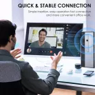 Techsuit - Bluetooth Headset (CB2) - Kihangosító, zajszűrő, kettős mikrofon, Bluetooth 5.3, 1000mAh, 96 óra beszélgetési idő - Fekete